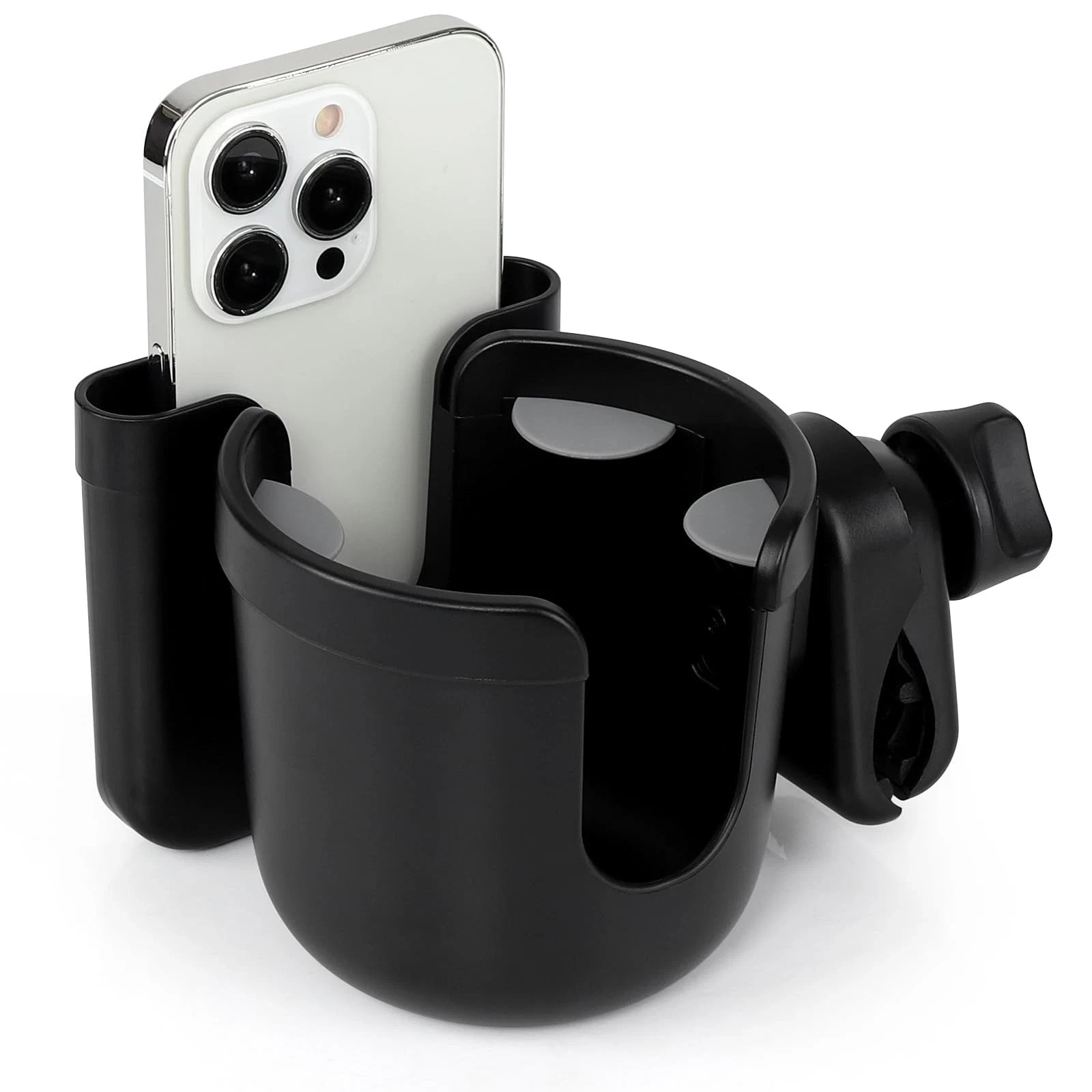 2-in-1 Cup & Phone Holder for Walker Wheelchair Scooter Rollator Mobility Aid