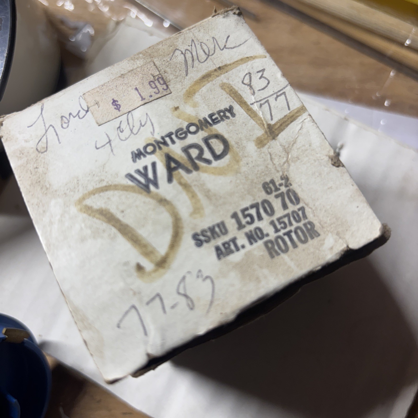 Vintage Montgomery Ward Ford Mercury 4 Cylinder Rotor 1570 70 15707