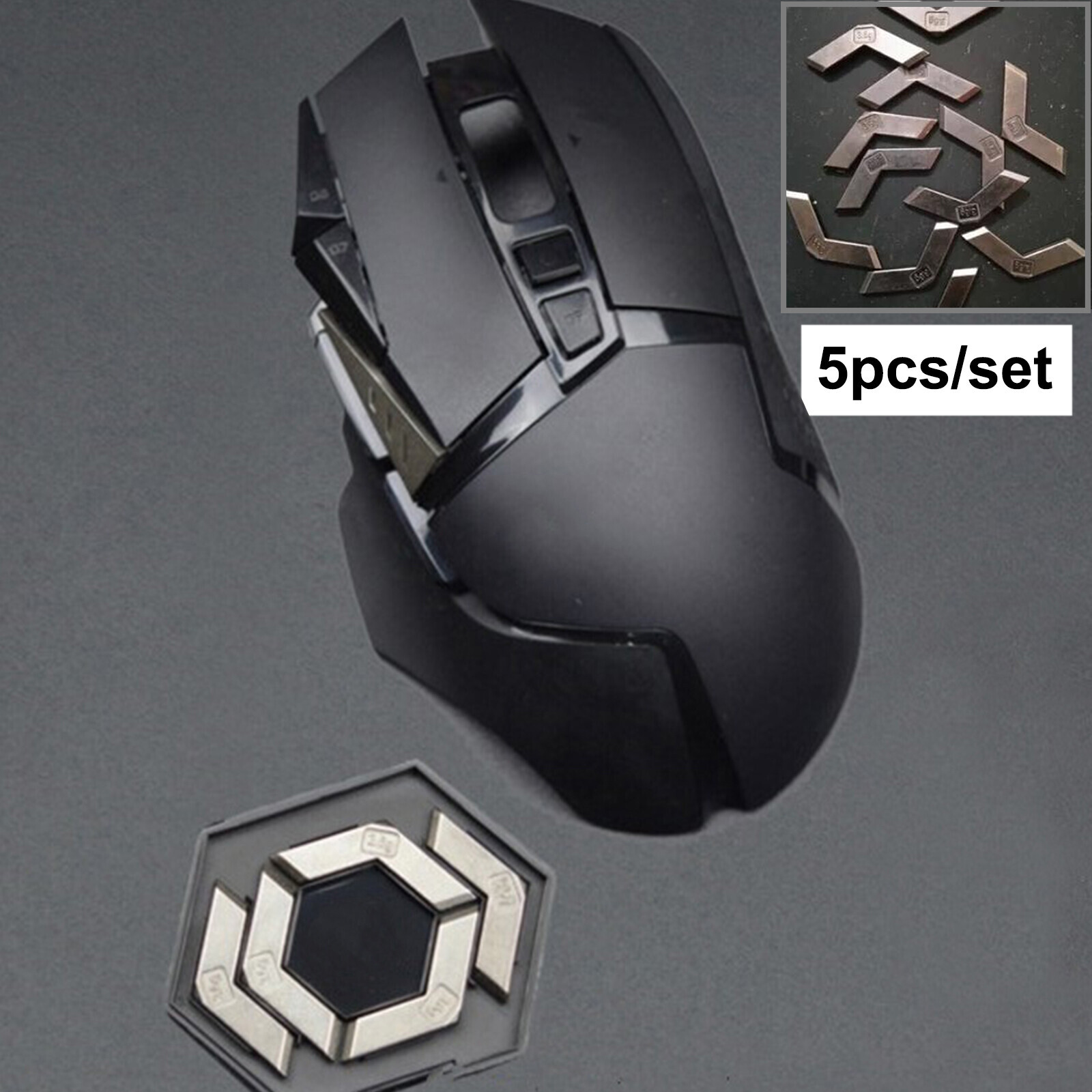 Proteus Core & RGB Mouse Counterweight Balance Tuning 5PCS/Set For Logitech G502