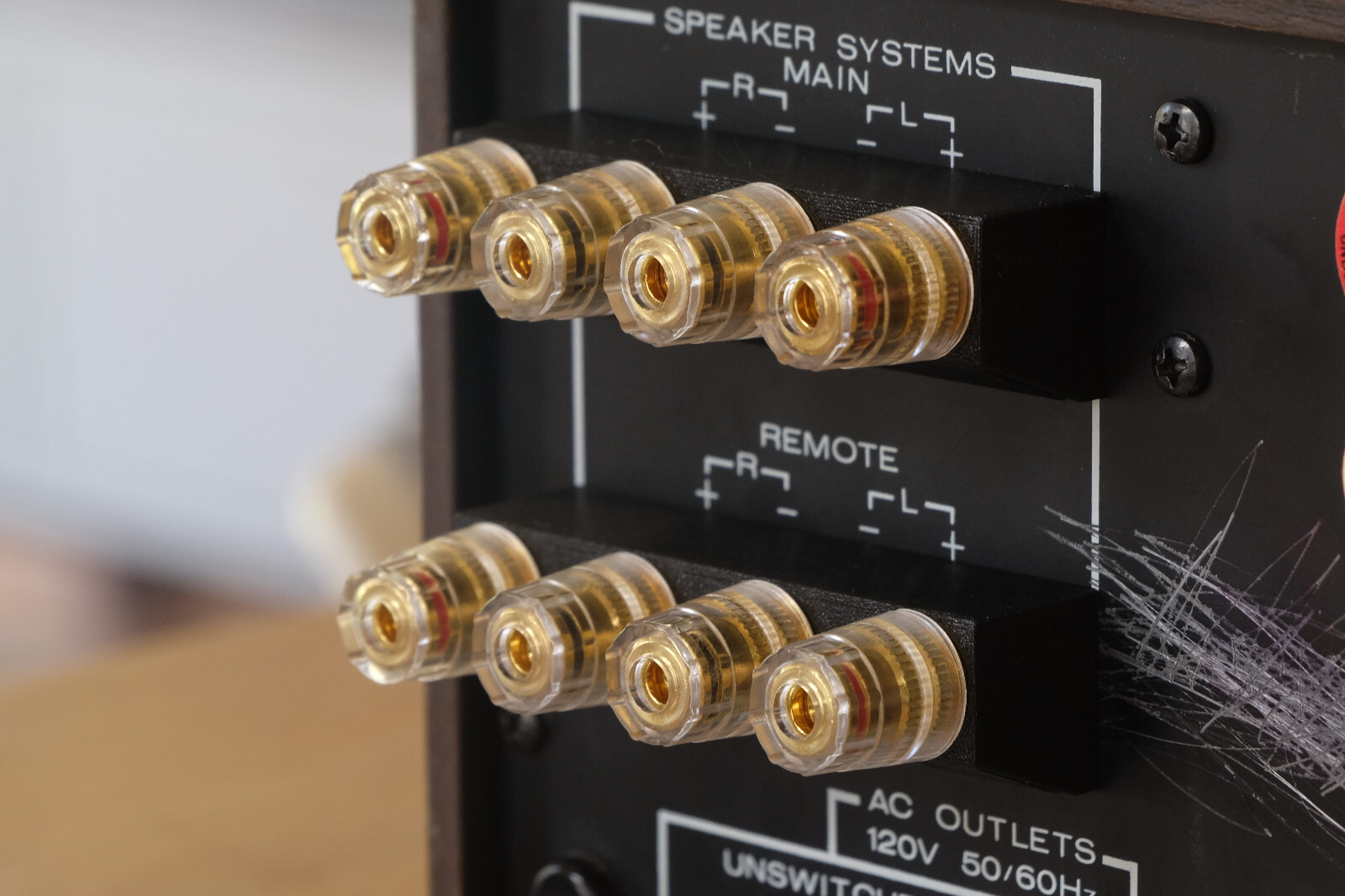 Marantz Model 26 speaker terminal upgrade kit