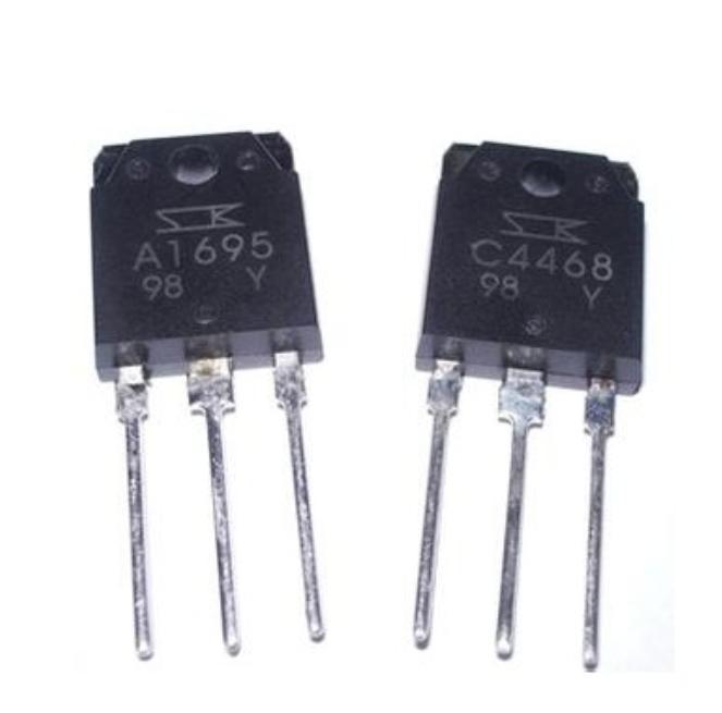 2pair of 2SA1695 & 2SC4468 SANKEN Transistor C4468 & A1695 NEW