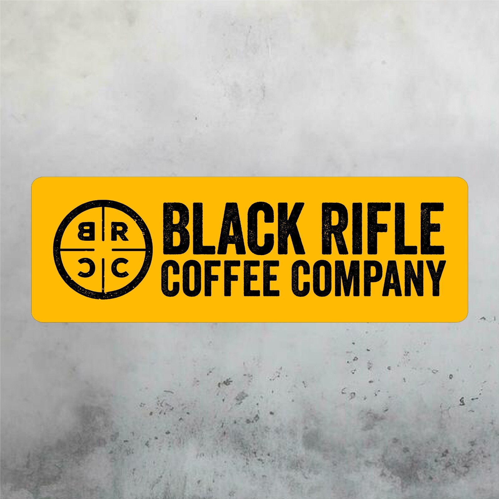 BLACK RIFLE COFFEE COMPANY Aluminum Sign 12in x 36in - Mancave Gun Room Wall Art