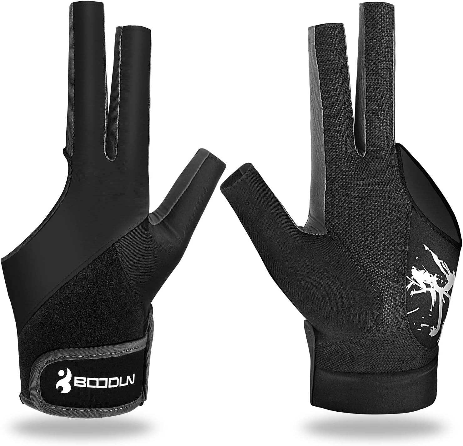 Billiard Pool Glove for Left Hand 3 Finger 1 PACK