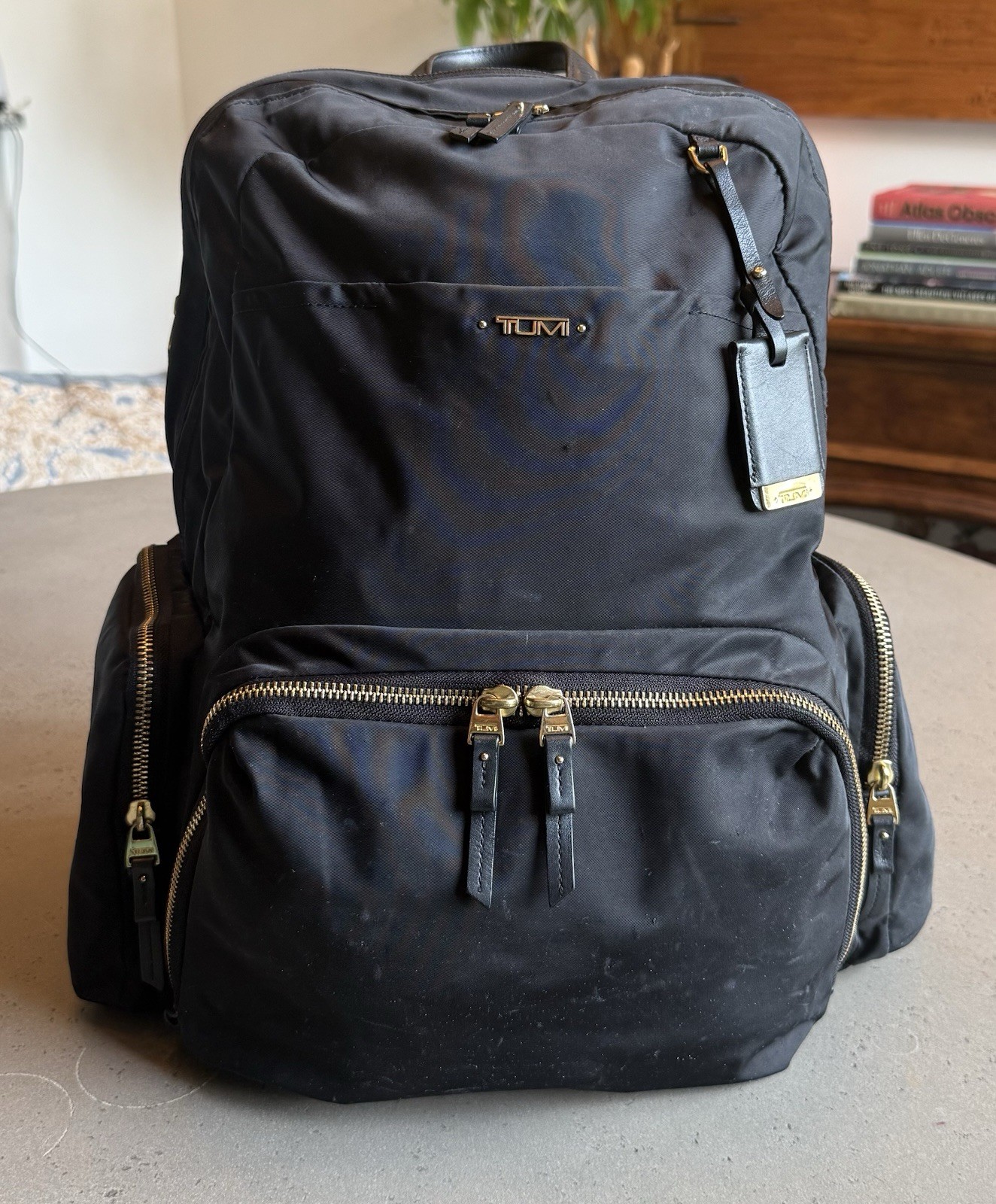 TUMI Voyageur Carson Backpack Black Nylon