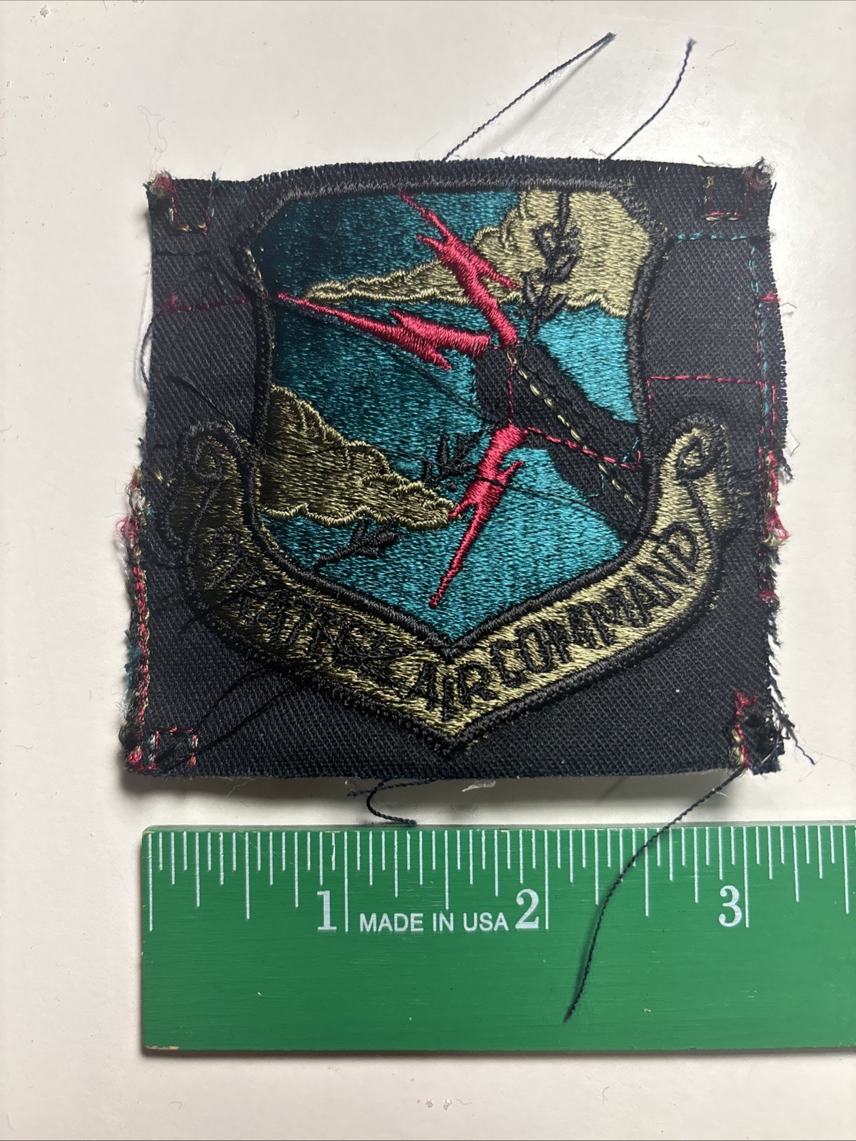 Vintage Air Force Strategic Air Command SAC Embroidered Patch 3"