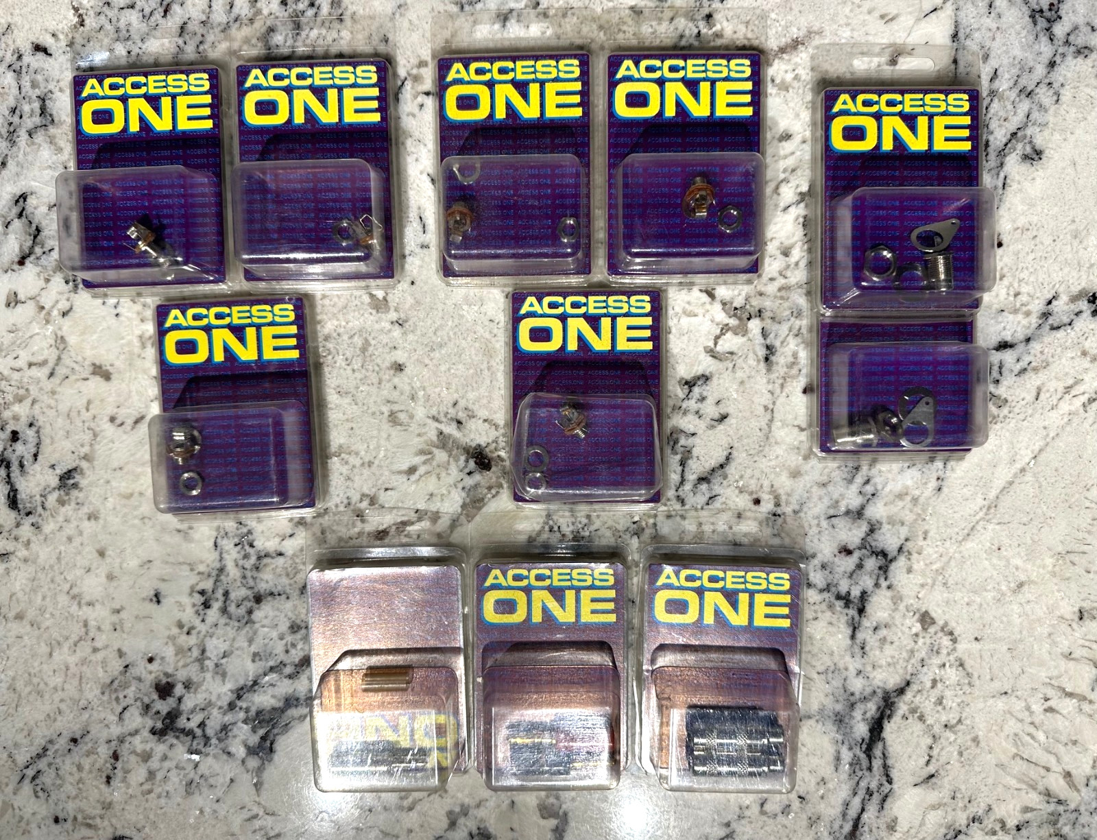 ACCESS ONE Parts Lot of 11 NOS Music Store Buyout Access-1 Panel Mount Jacks ++