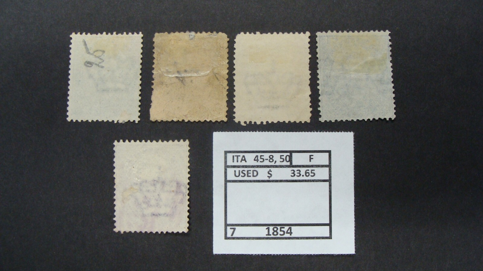 ITALY SCOTT# 45-8, 50 USED F LOT# 71854