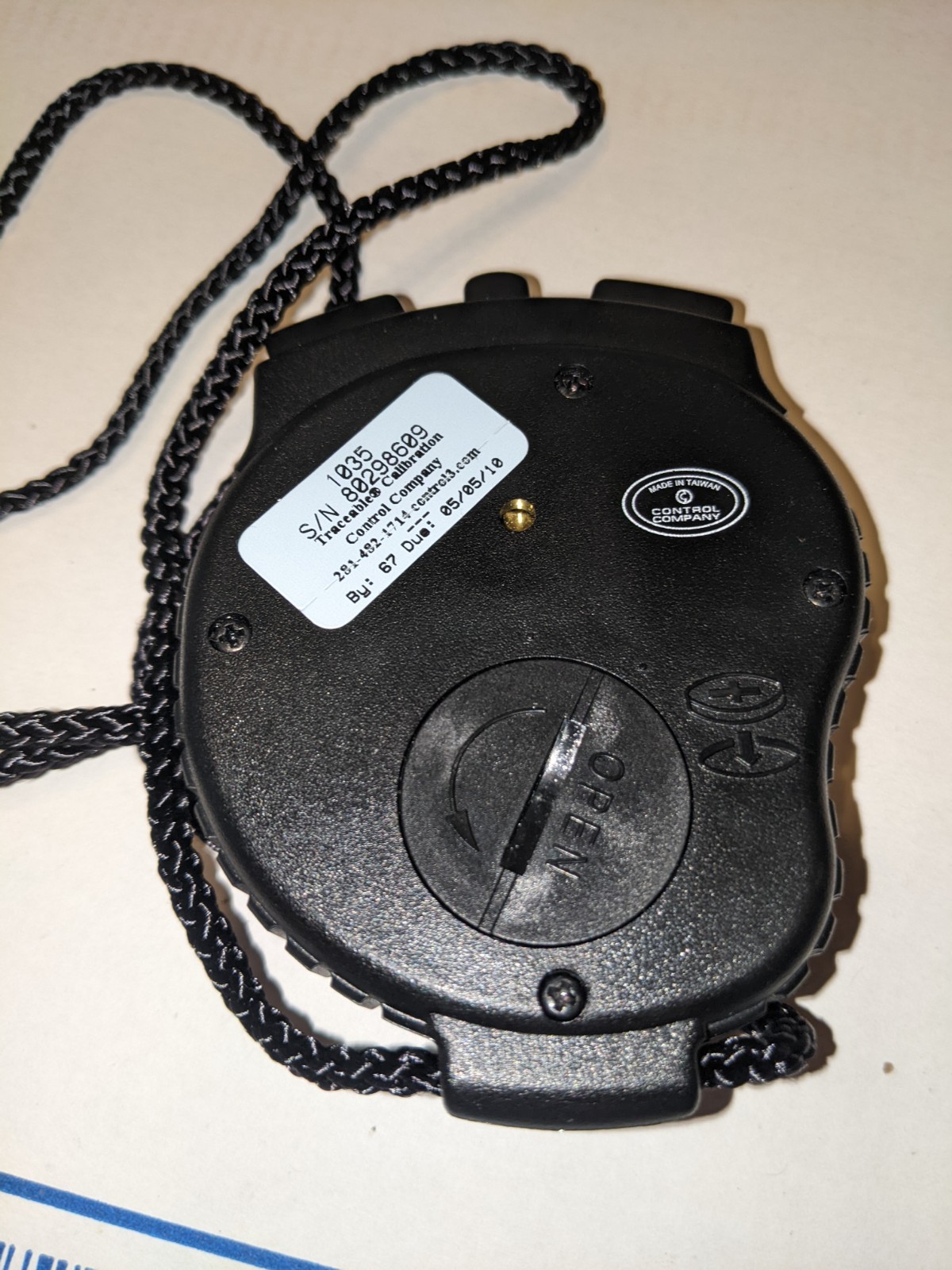 Control Company Traceable Digital Stopwatch 1035 Tested Working