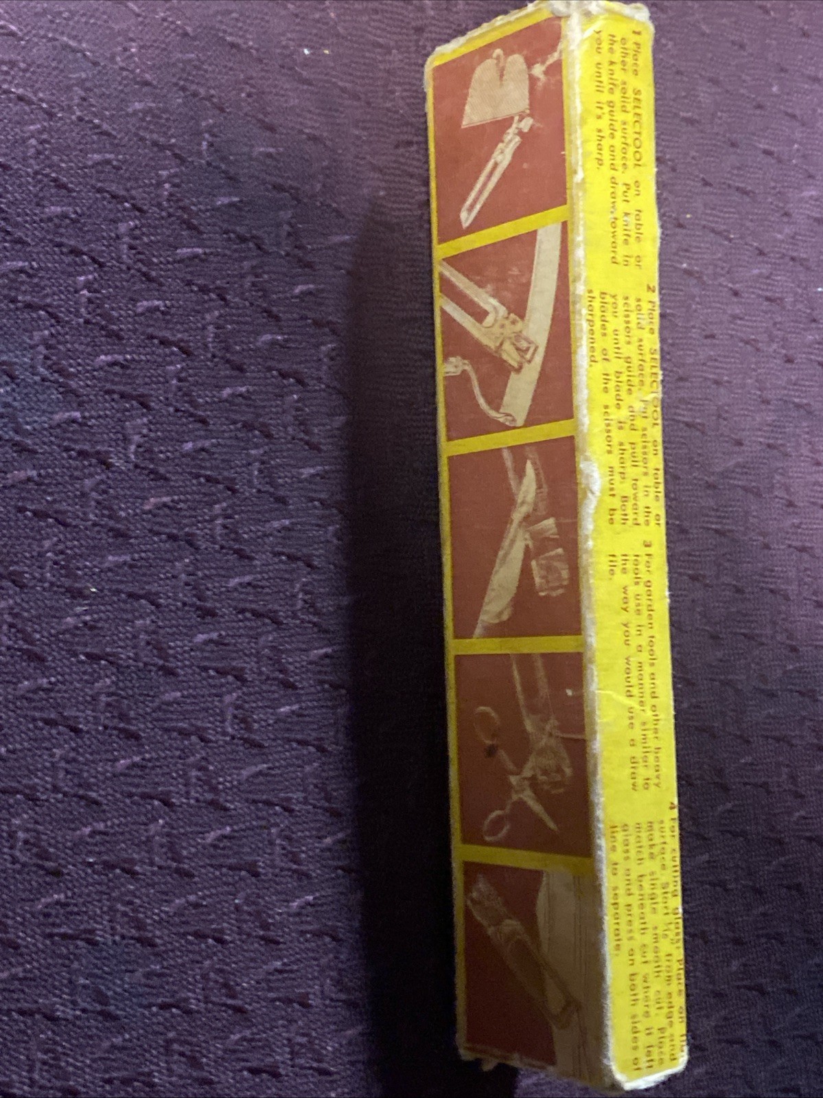 Vintage Selectool Master Sharpener Box And Instructions
