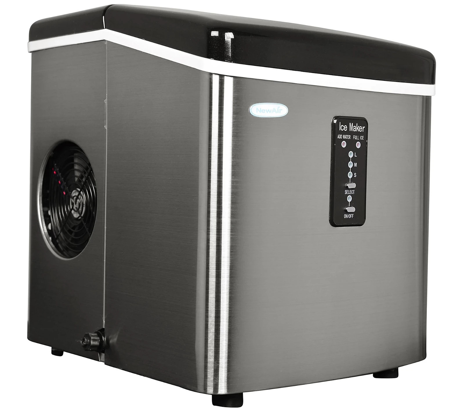 NewAir 28-lb Portable Countertop Ice Maker - Stainless Steel NEW FREE SHIPPING