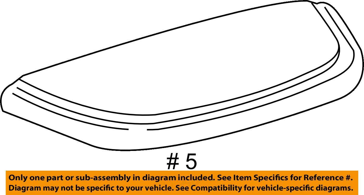 2016-2017 GM IMPALA TRIM PANEL 23481316 NEW OEM