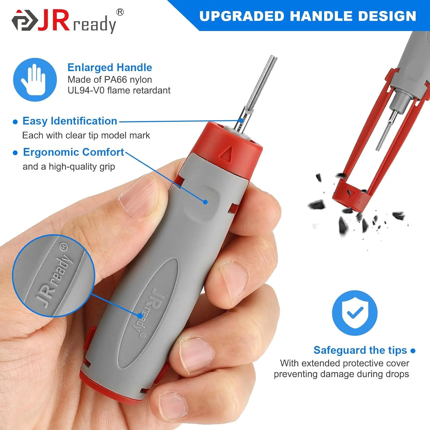 JRready 20PCS Pin Removal Tool Kit, Pin Electrical Terminal Release Tool Set for
