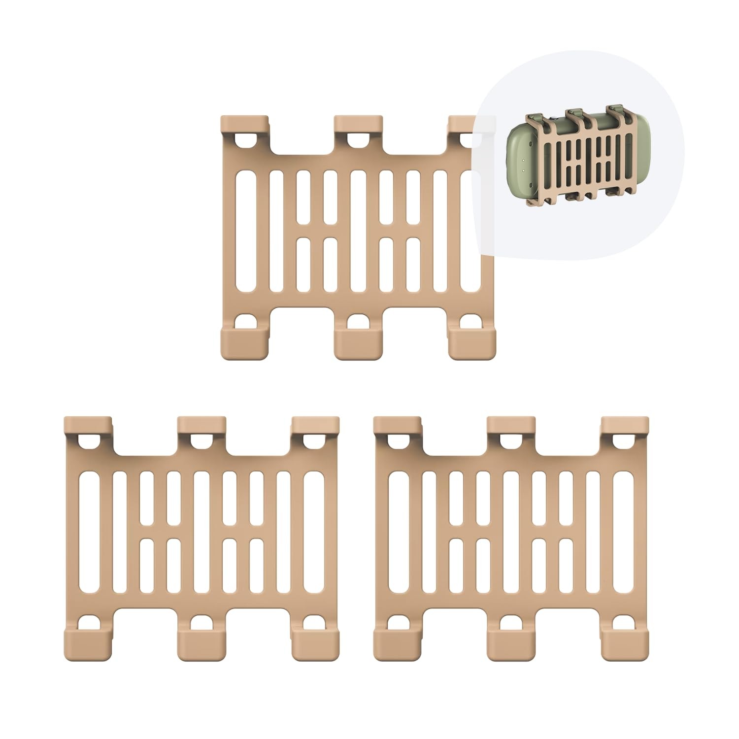 Tractive GPS Dog XL Tracker Rubber Attachment Clips (Pack of 3)