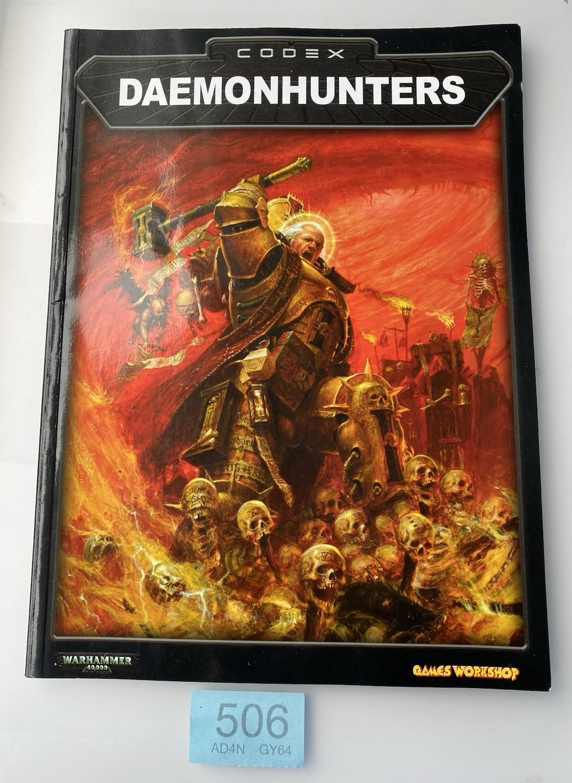 40K 3rd Ed Daemonhunters Codex, V Good Condition