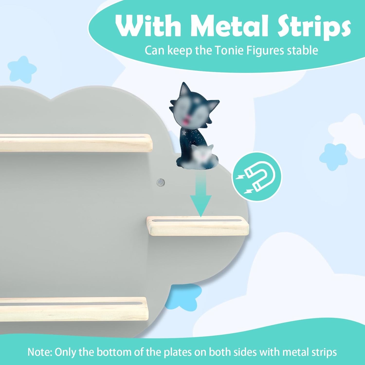 Figures Characters Magnetic Wall Shelf