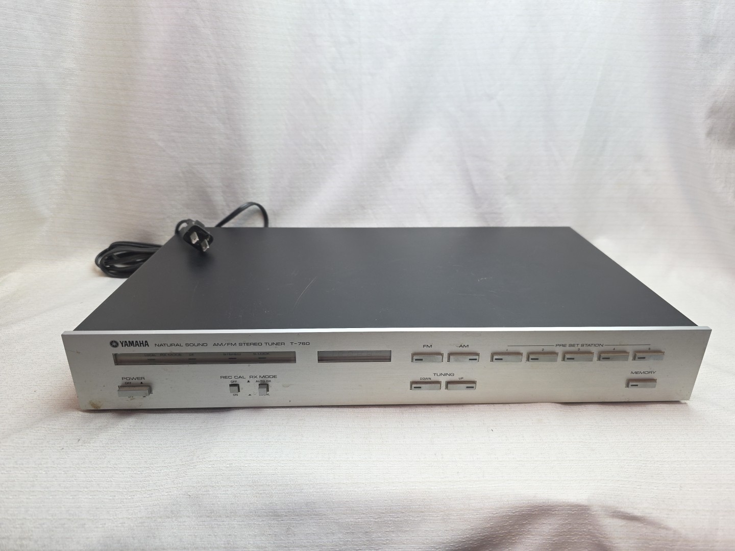 Vintage Yamaha Natural Sound T-760 Tuner Tested And Working No Antenna