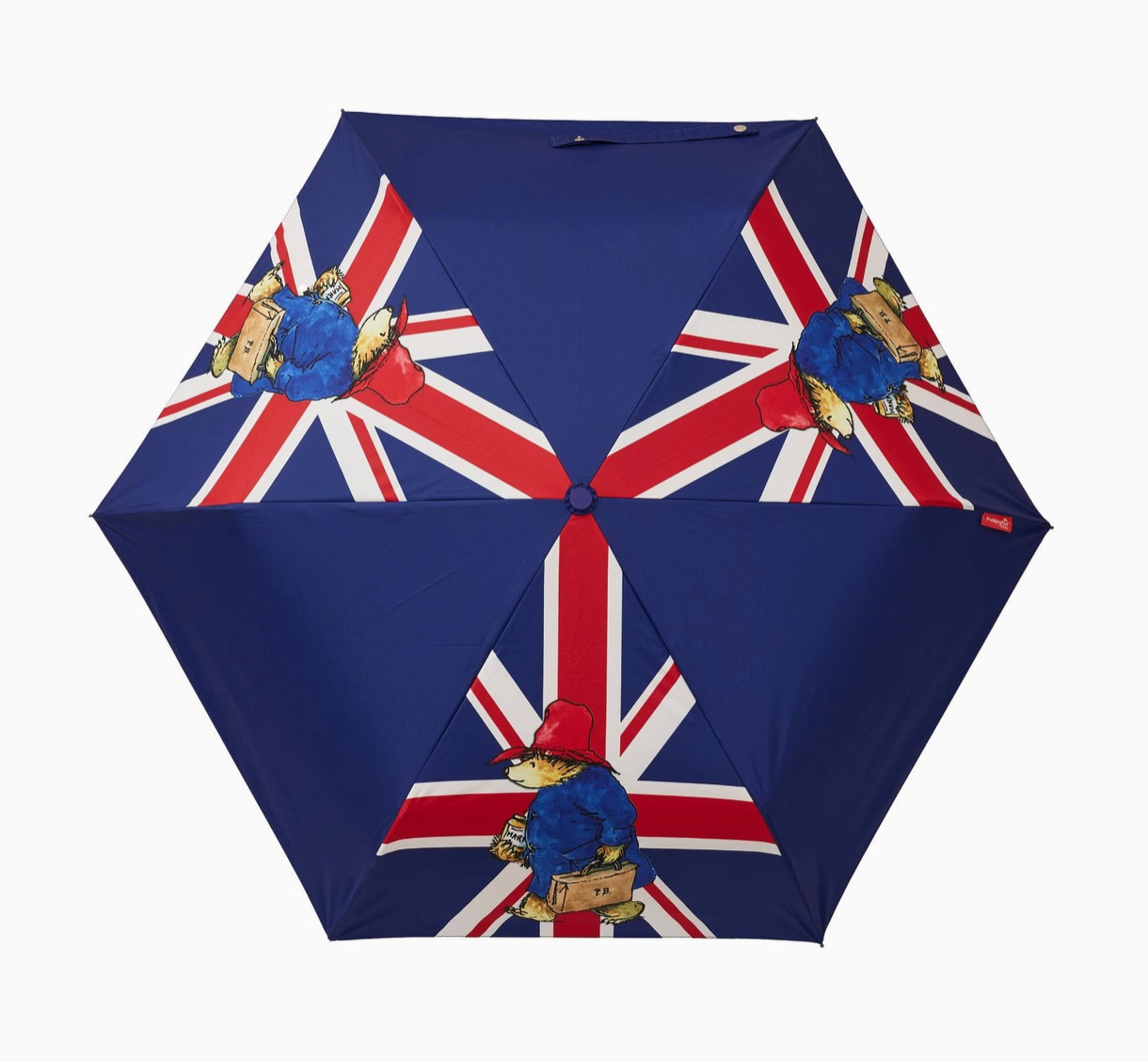 Signare Tapestry Paddington™ Bear Union Jack - Automatic Folding Umbrella