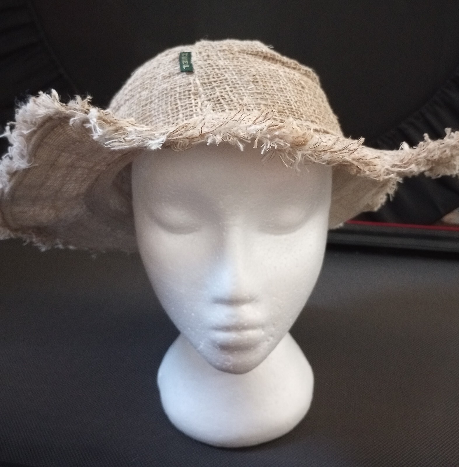 Adult Hemp Beach Hat sun hat outdoor Plain