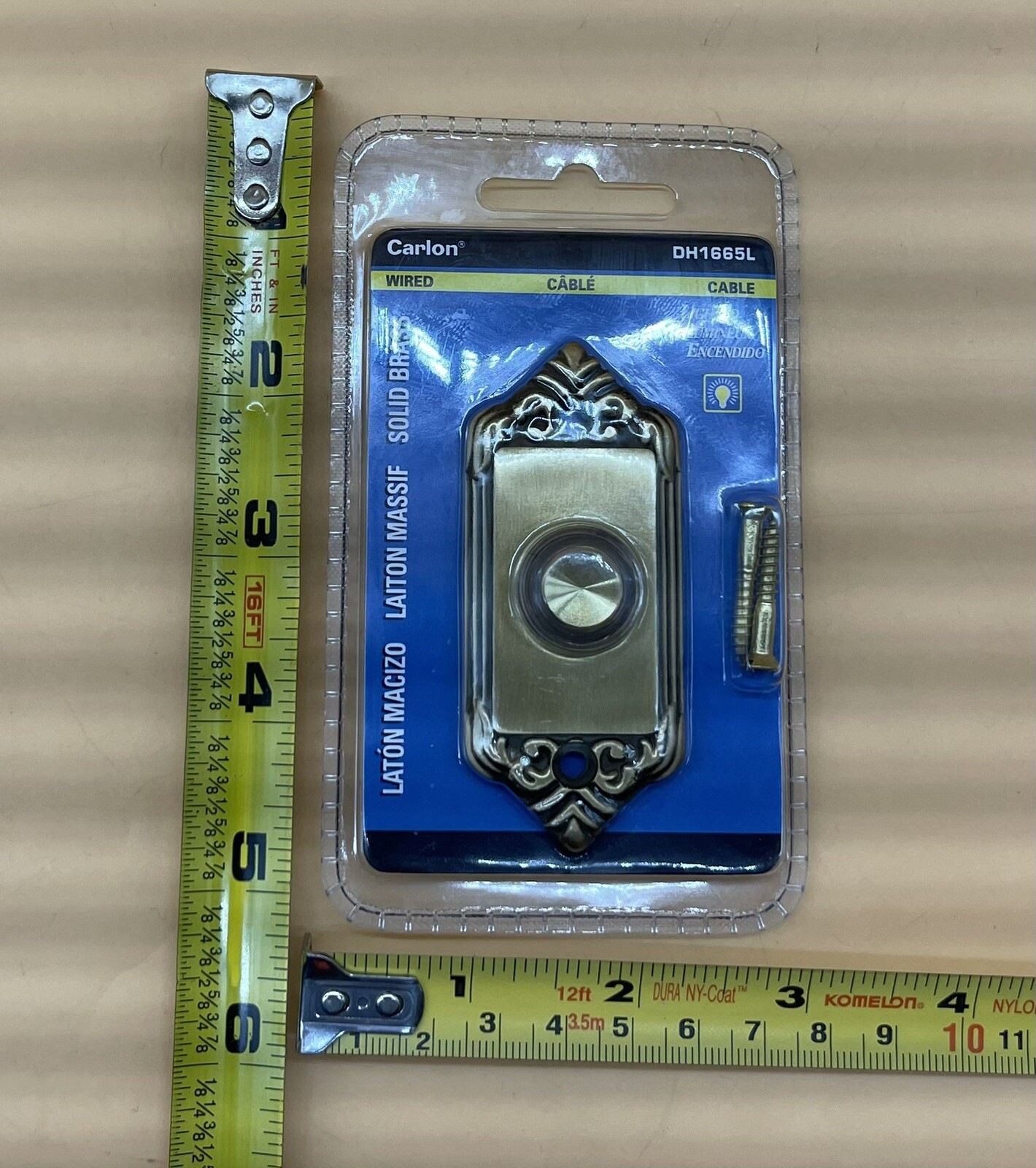 Carlon DH1665L LED Wired Doorbell