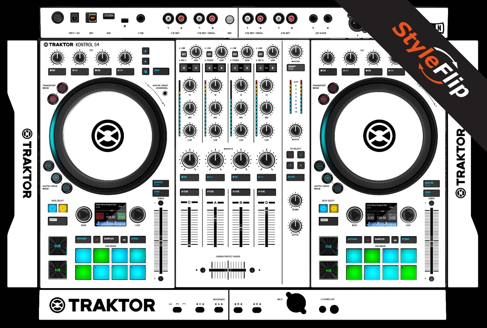 Native Instruments TK S4 MK3  | White | Protective Decal | StyleFlip Skins