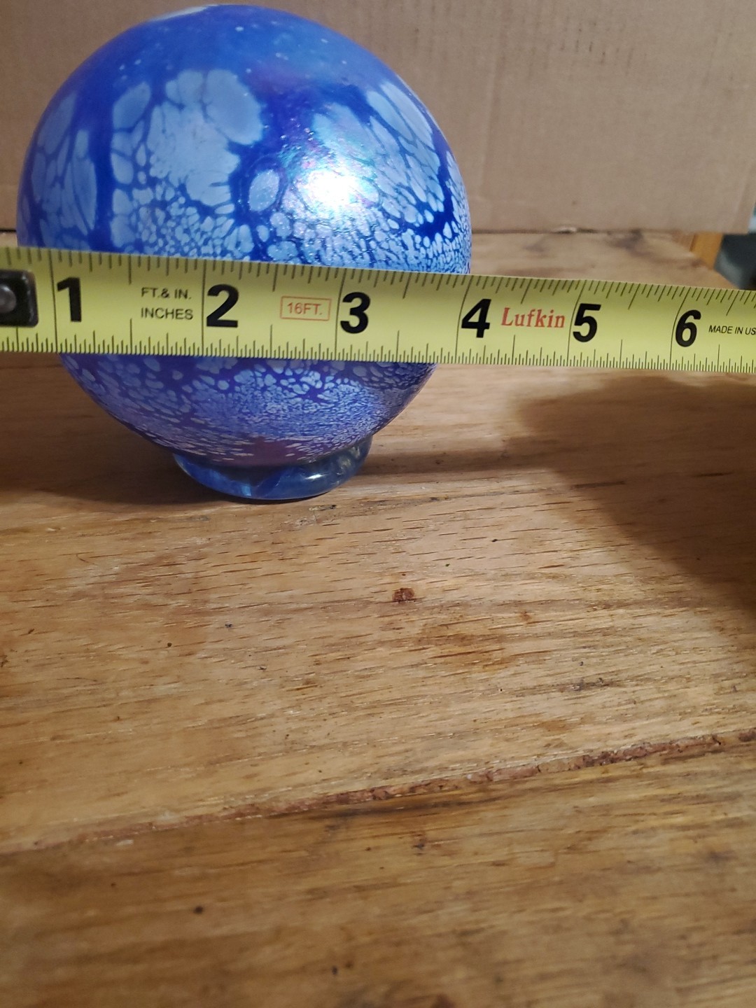 The Glass Forge 2008 Blue/White Globe