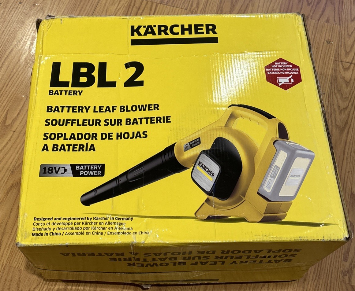Kärcher 18v LBL 2 Battery Cordless Leaf Blower Tool Only 130 mph (C)