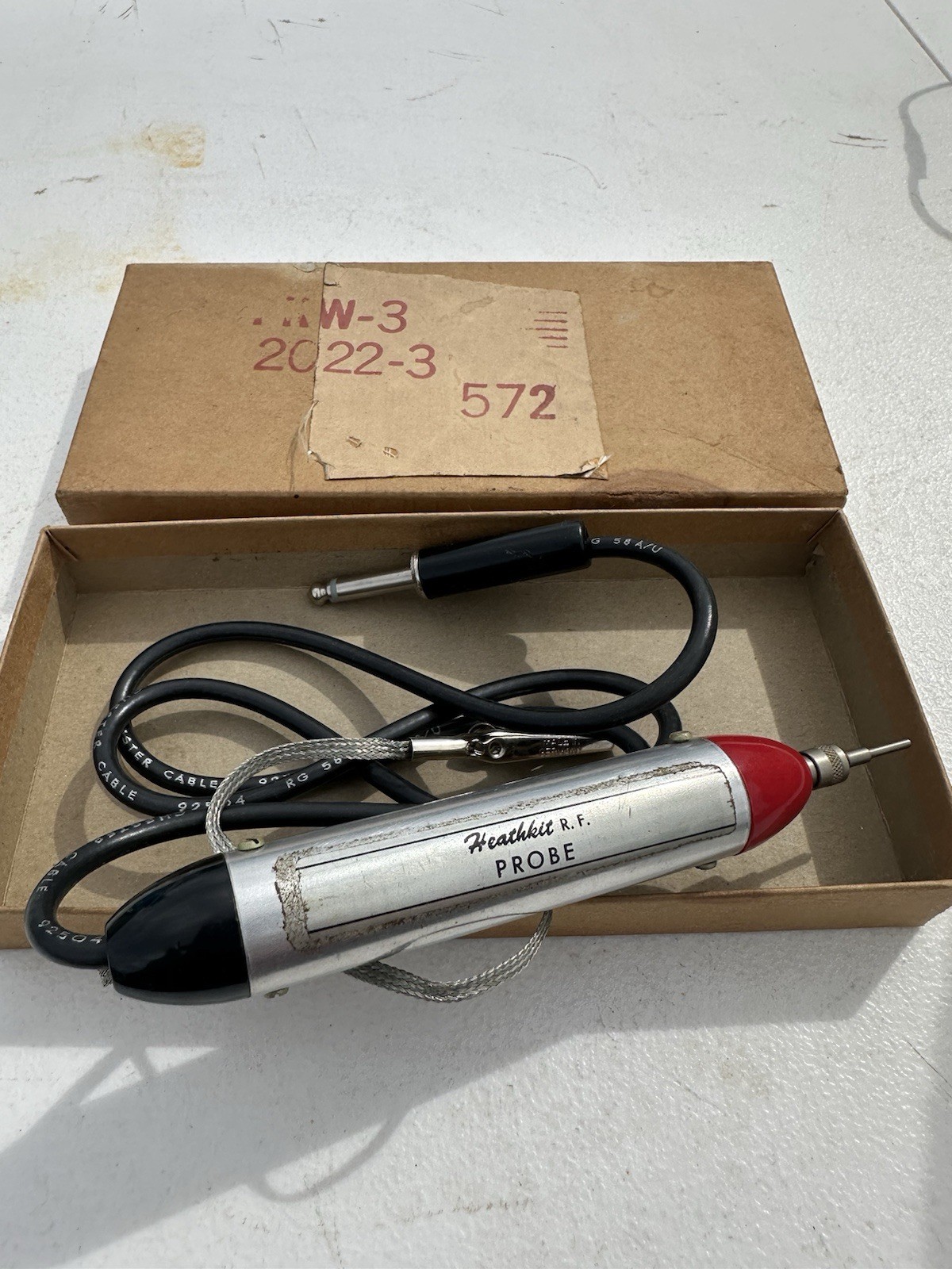 Heathkit PKW-3 RF Probe Vintage w/ Original Box Estate Find