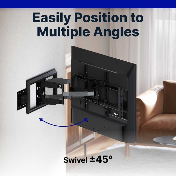 Member's Mark Full Motion Extended TV Wall Mount with Articulating 32"-100" TVs