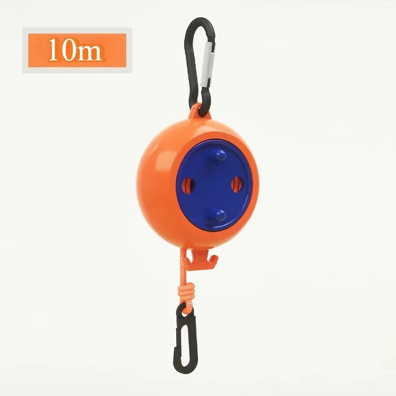 1Pcs 10M Clothesline Laundry Drying Rope Outdoor Clothes Line Windproof Anti-Sli