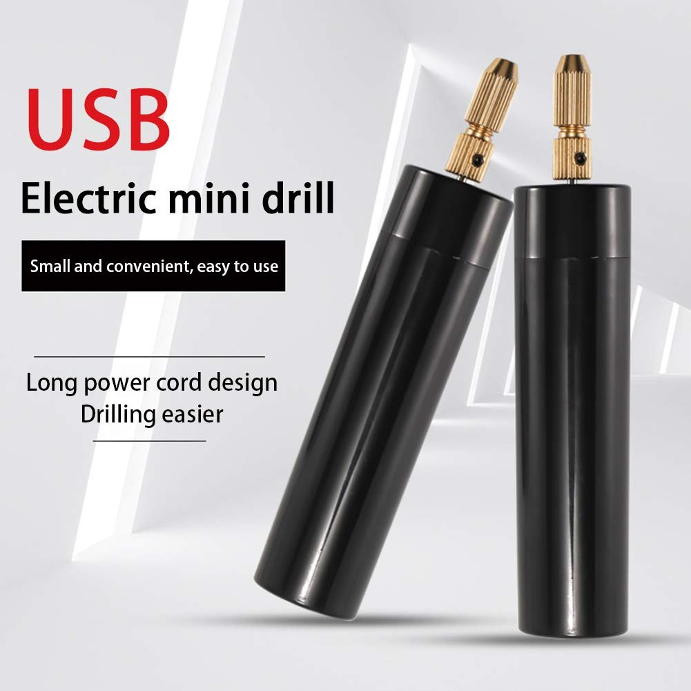 Micro Handheld Drill Bits, 0.7-1.2Mm Mini Electric Resin Drill Set for Casting R