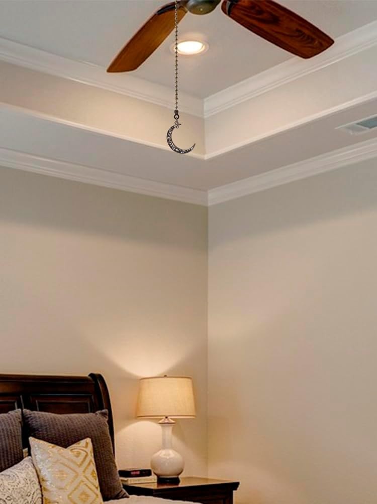 Ceiling Fan Pull Chain Sun Moon Shape