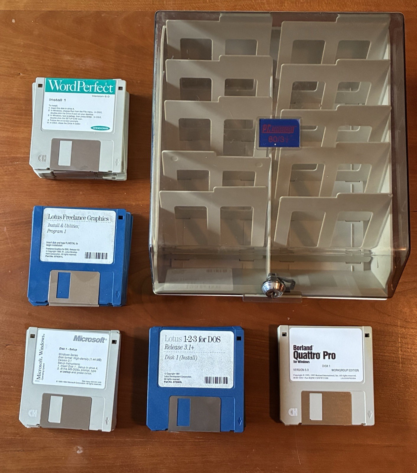 Disks For Windows 3.1, Lotus 1-2-3 For DOS, Lotus Freelance Graphics & More