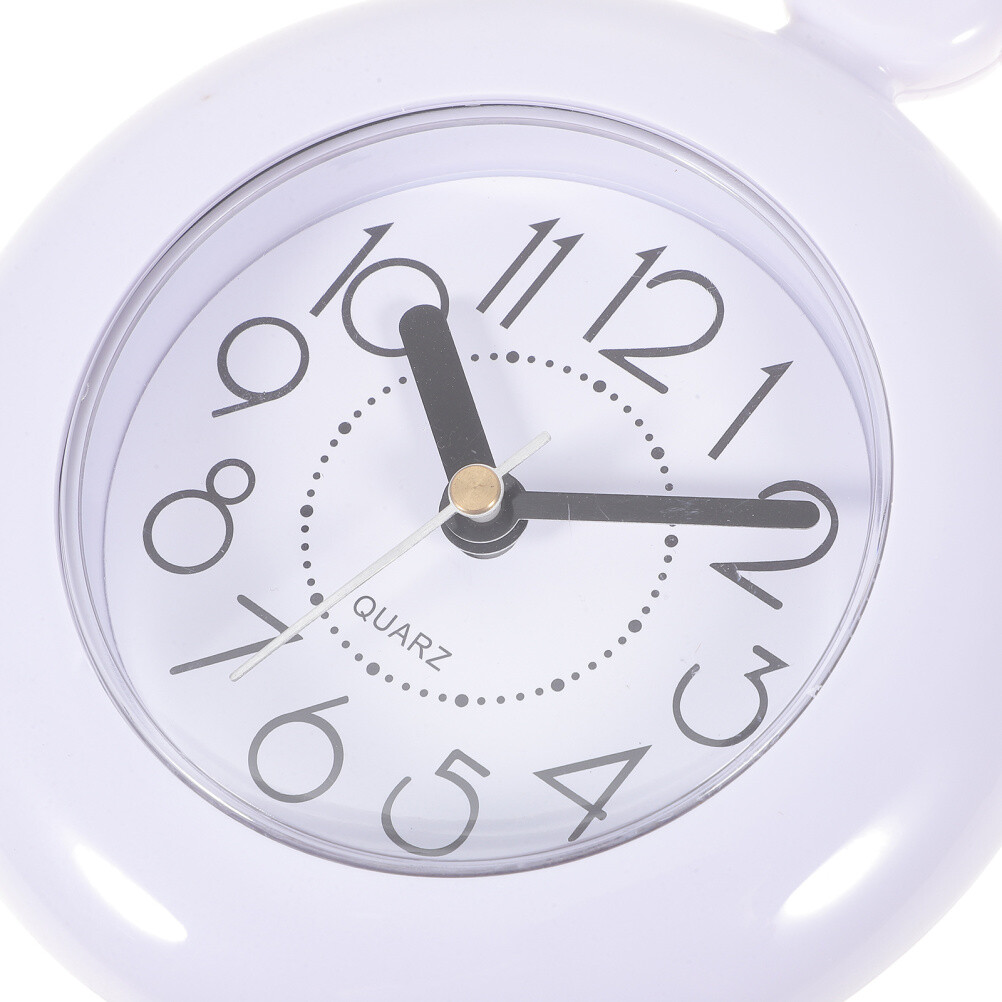 Bathroom Waterproof Wall Clock Digital Hanging Rope Rustic Decor Clocks