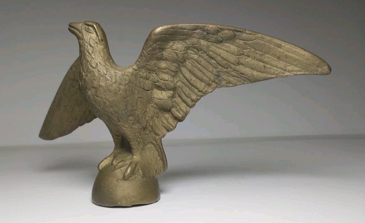 Vintage 5" Brass Eagle Lamp Finial No Corrosion/Damage - Excellent Condition!!!