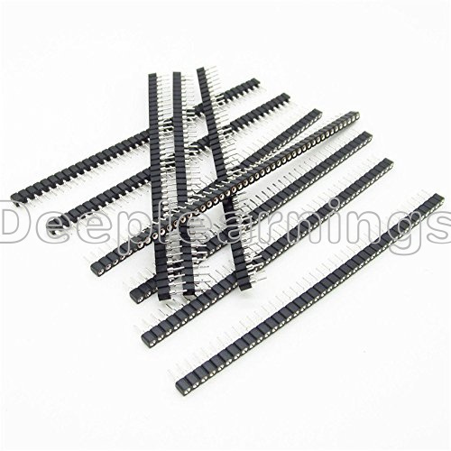 5PCS Strip Tin PCB Female IC Breakable 40pin Single Row Round Header Socket
