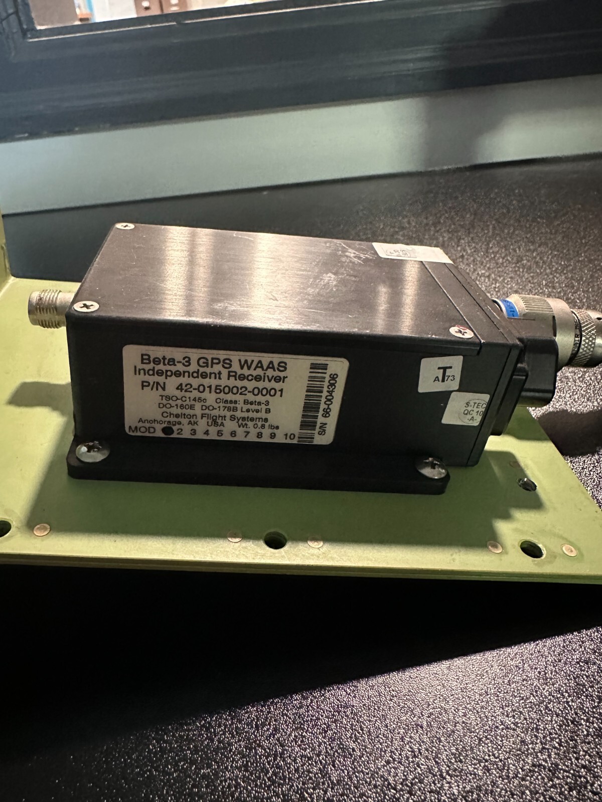 Beta-3 GPS WAAS Receiver P/N: 42-015002-0001