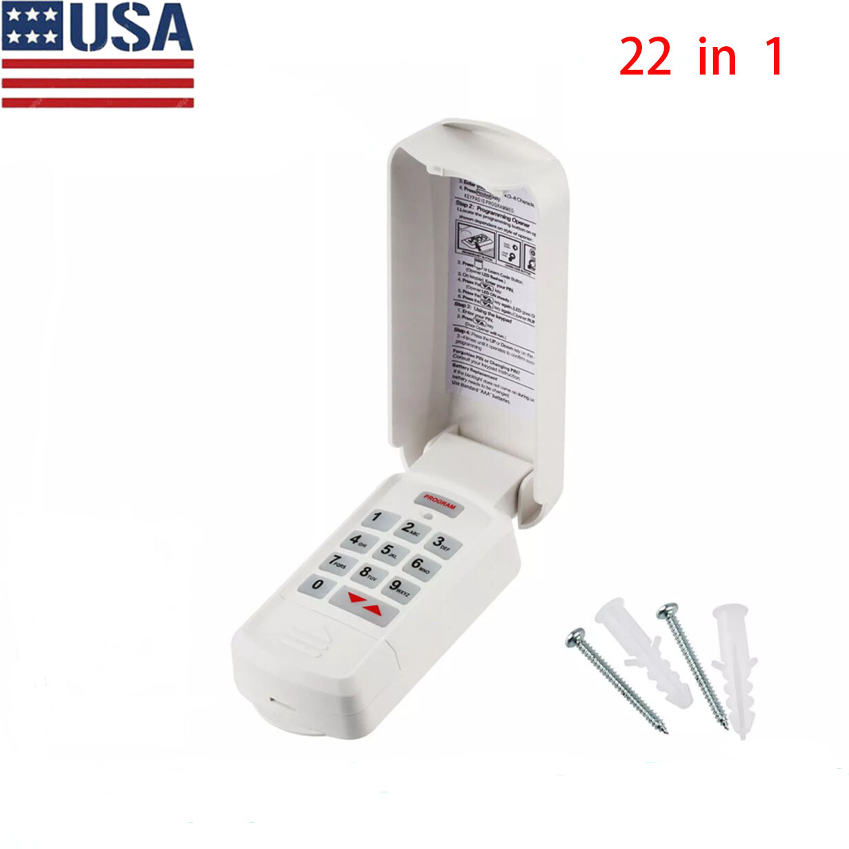 GK-R Wireless Keyless Keypad Control For Genie Garage Door Opener ACSDA1