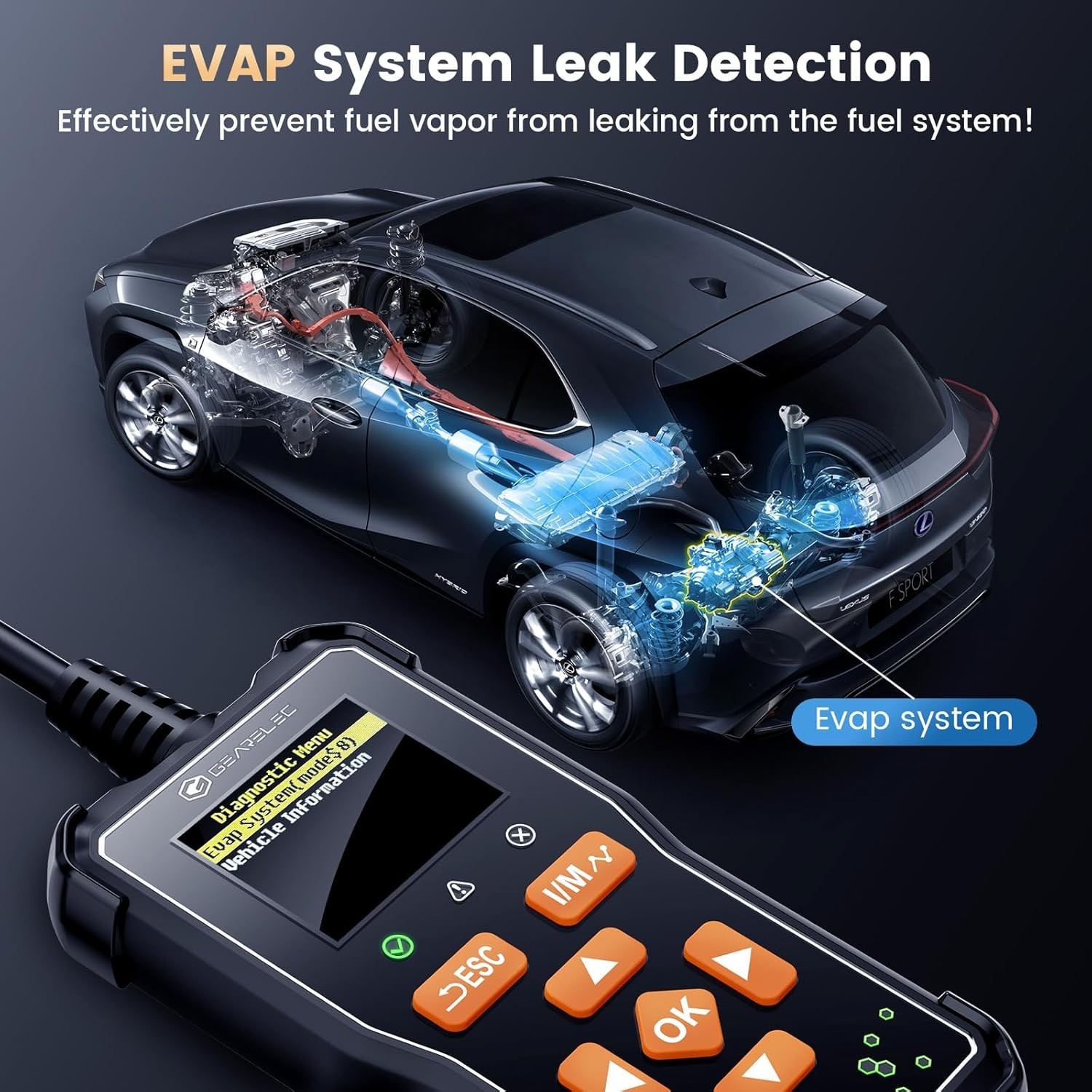 DT05 OBD2 Scanner Diagnostic Tool【Mini Size】, OBDⅡ/EOBD Scanner DT05-2 Black