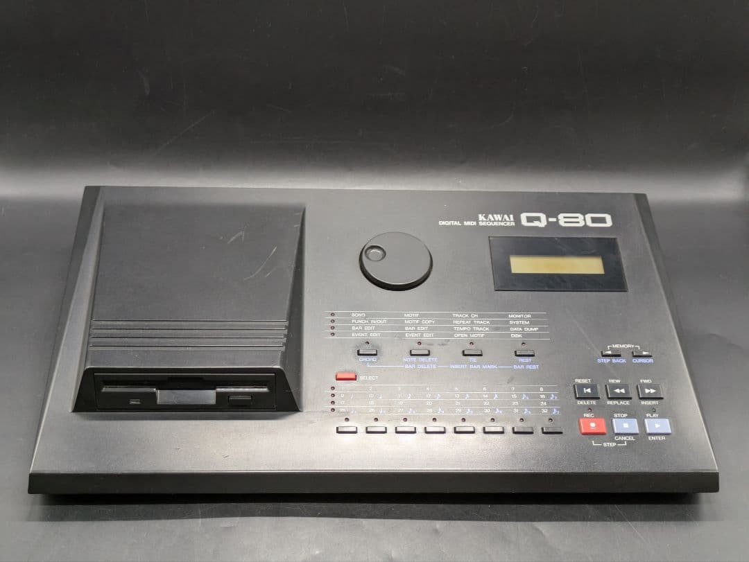 Junk KAWAI Q-80 Digital Midi Sequencer Floppy Sequencer Emulator Drive