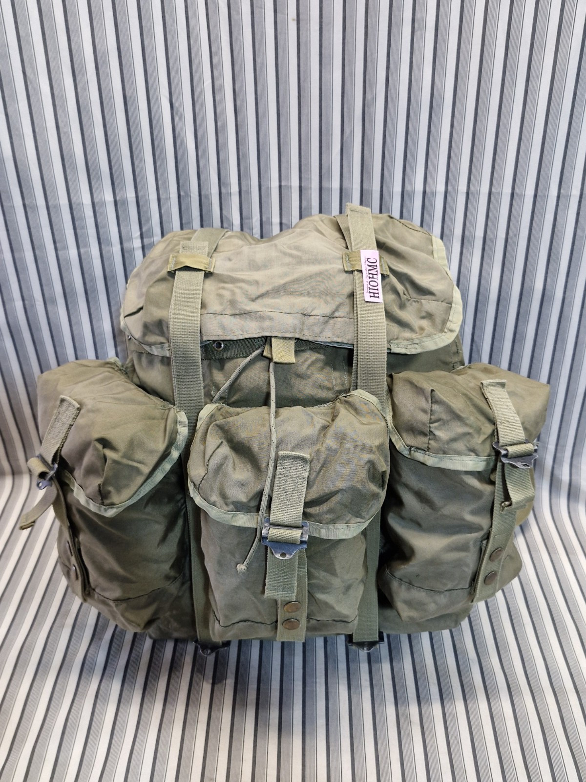 VINTAGE Military Field Pack Combat Nylon Backpack Made in U.S.