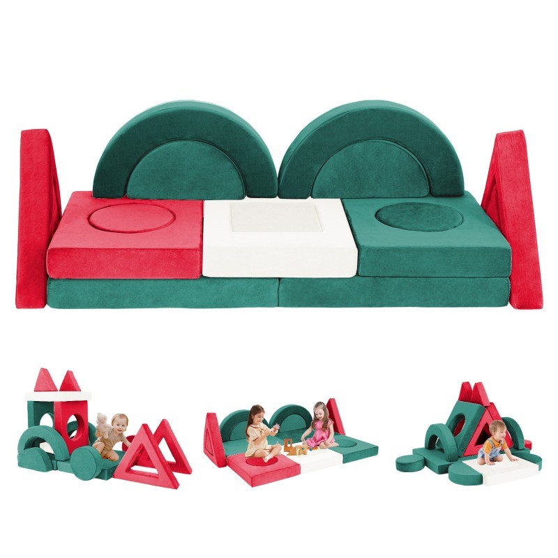 16Pcs Modular Kids Couch Kids Sofa Toddler Sofa Child Creativity Sofa Gift