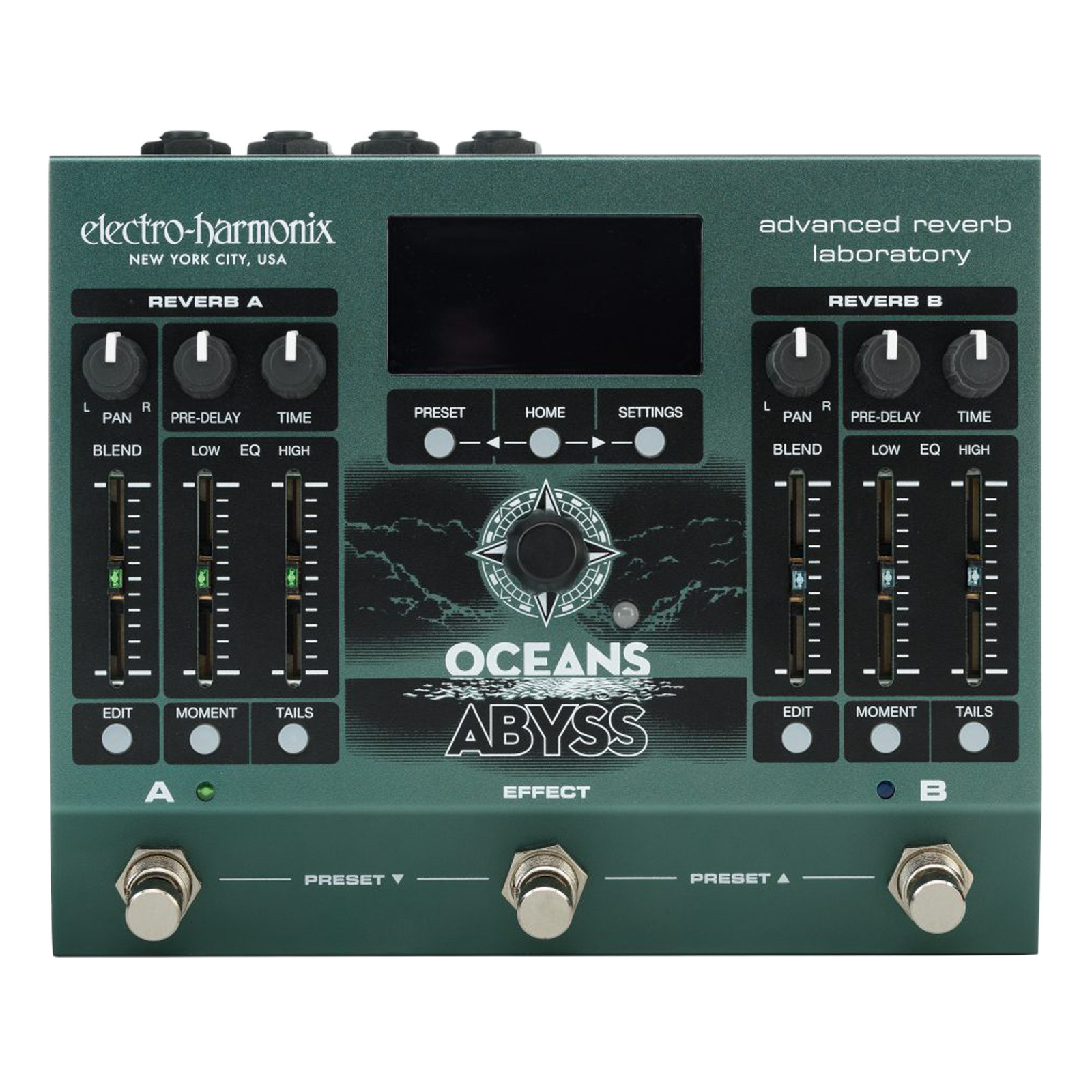 Electro-Harmonix Oceans Abyss Advanced Reverb Laboratory Pedal - Open Box