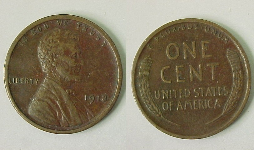 1918 P LIncoln Cent Extremely Fine XF