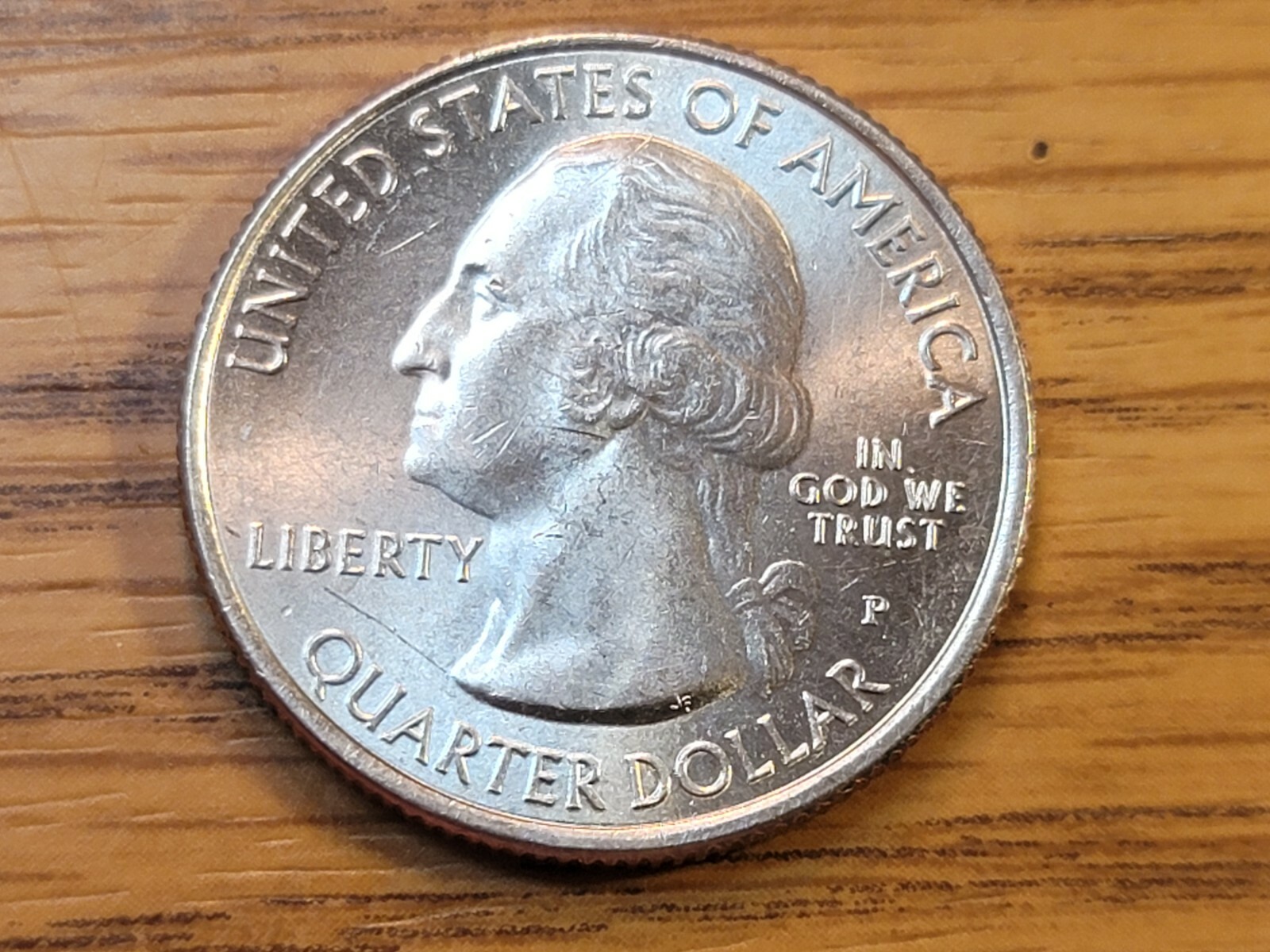 2019 P Lowell ATB Quarter with Die Chips and Die Cracks Mint Error.