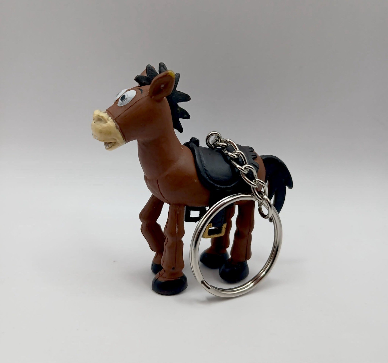 Handmade Upcycled Disney Toy Story Bullseye Keychain