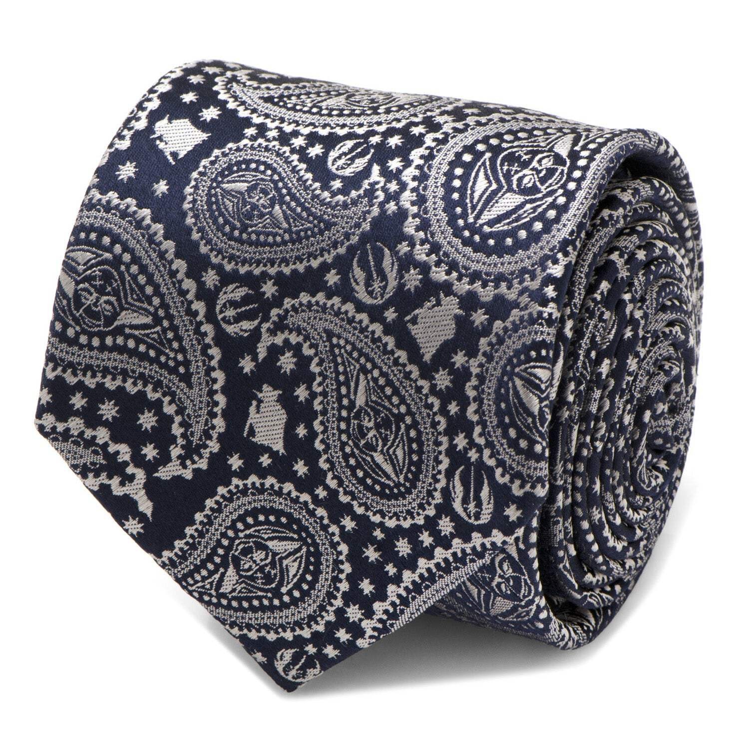 Star Wars Yoda Navy Paisley Tie