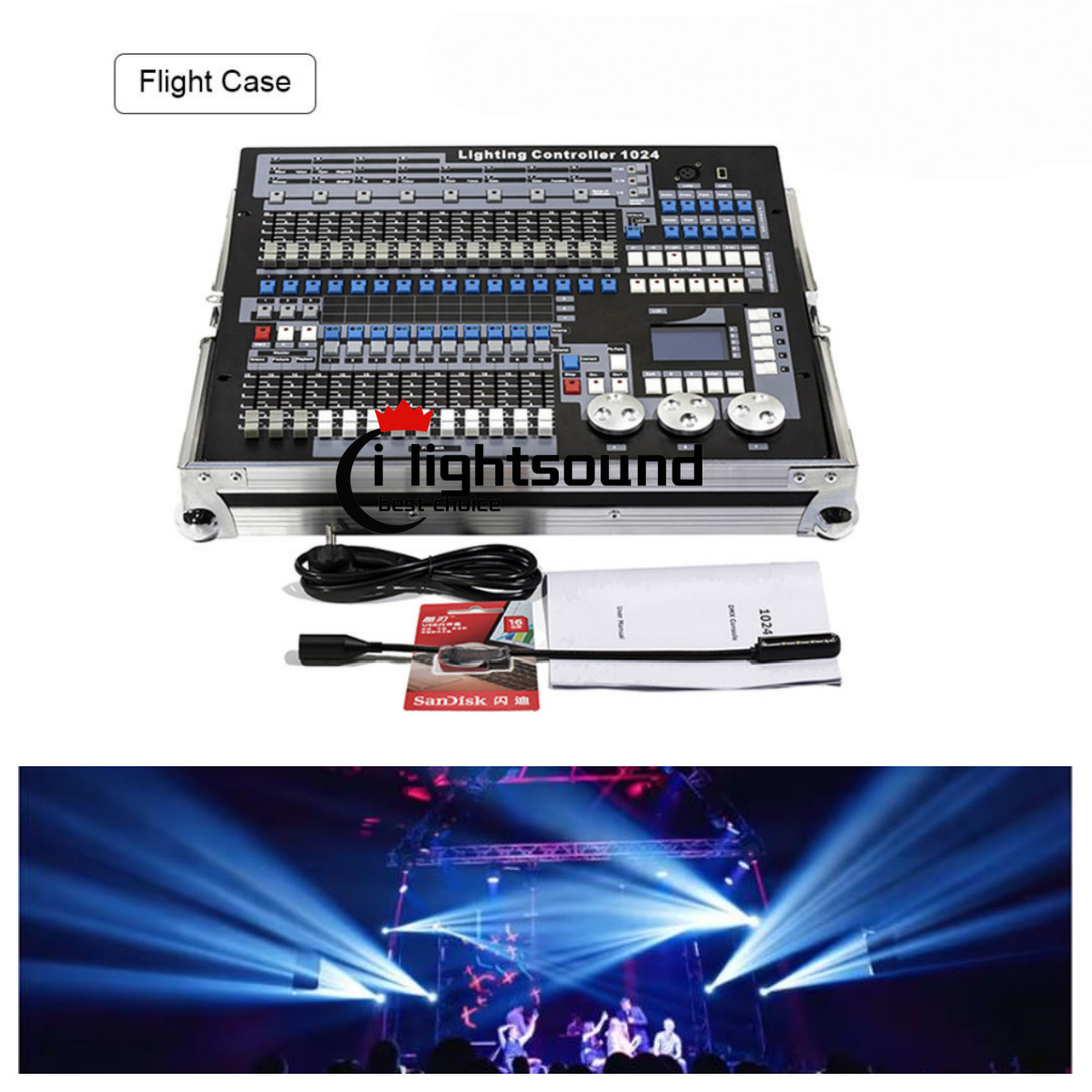 kingkong 1024 stage light console  DMX 512 controller for pro  show light case