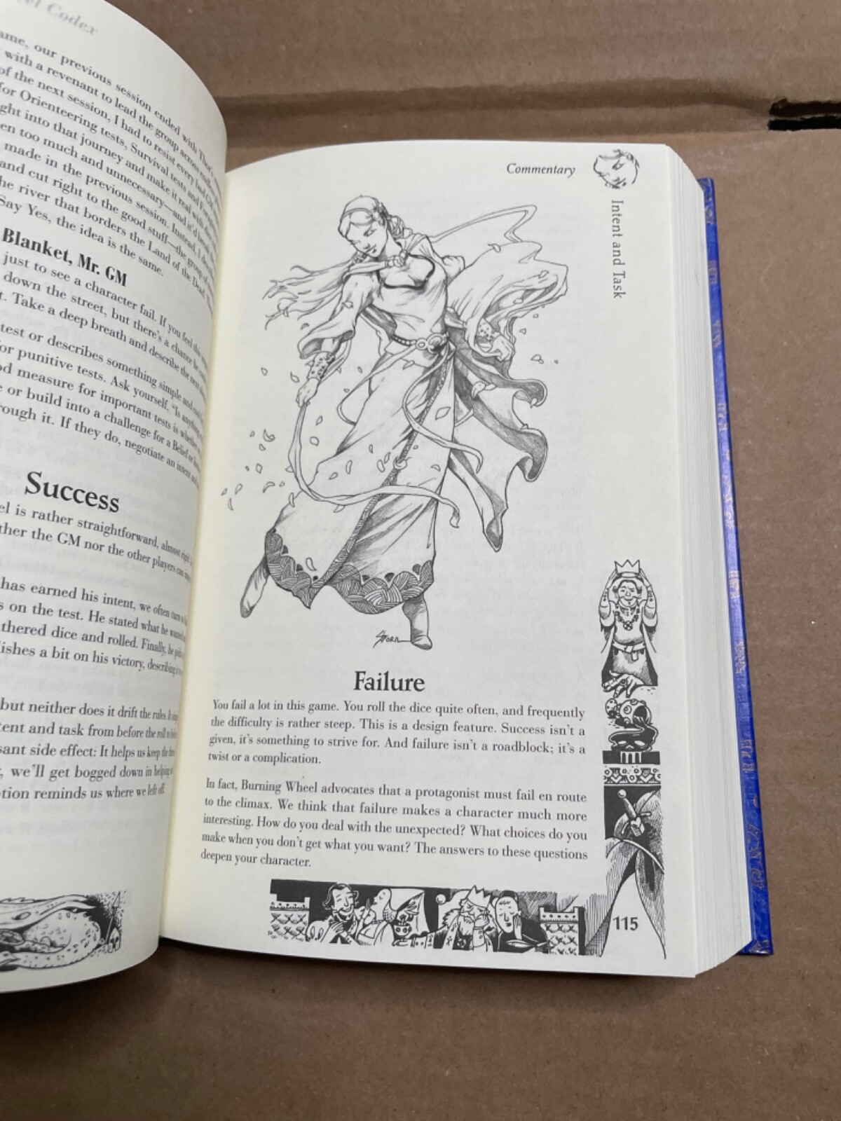 The Burning Wheel Fantasy Tabletop rpg Codex Hardback 1st Ed 1st Printing