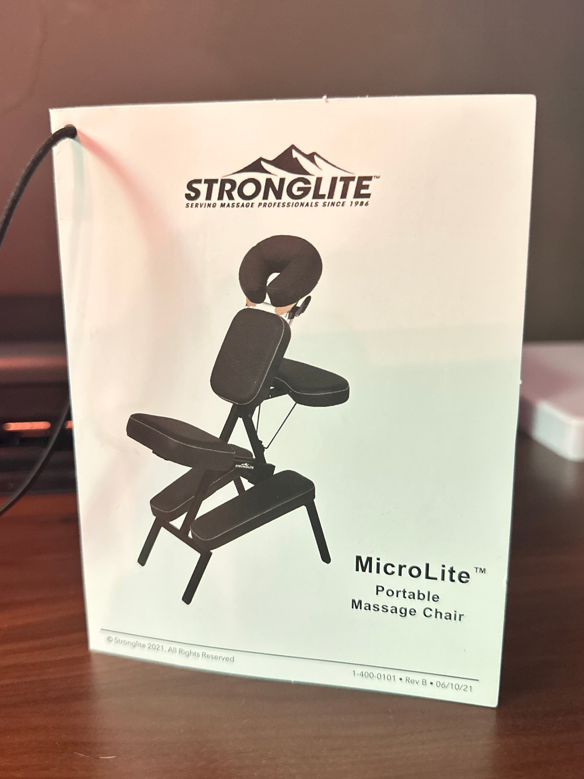 Stronglite Microlite Massage Chair - Barely Used/Excellent Condition