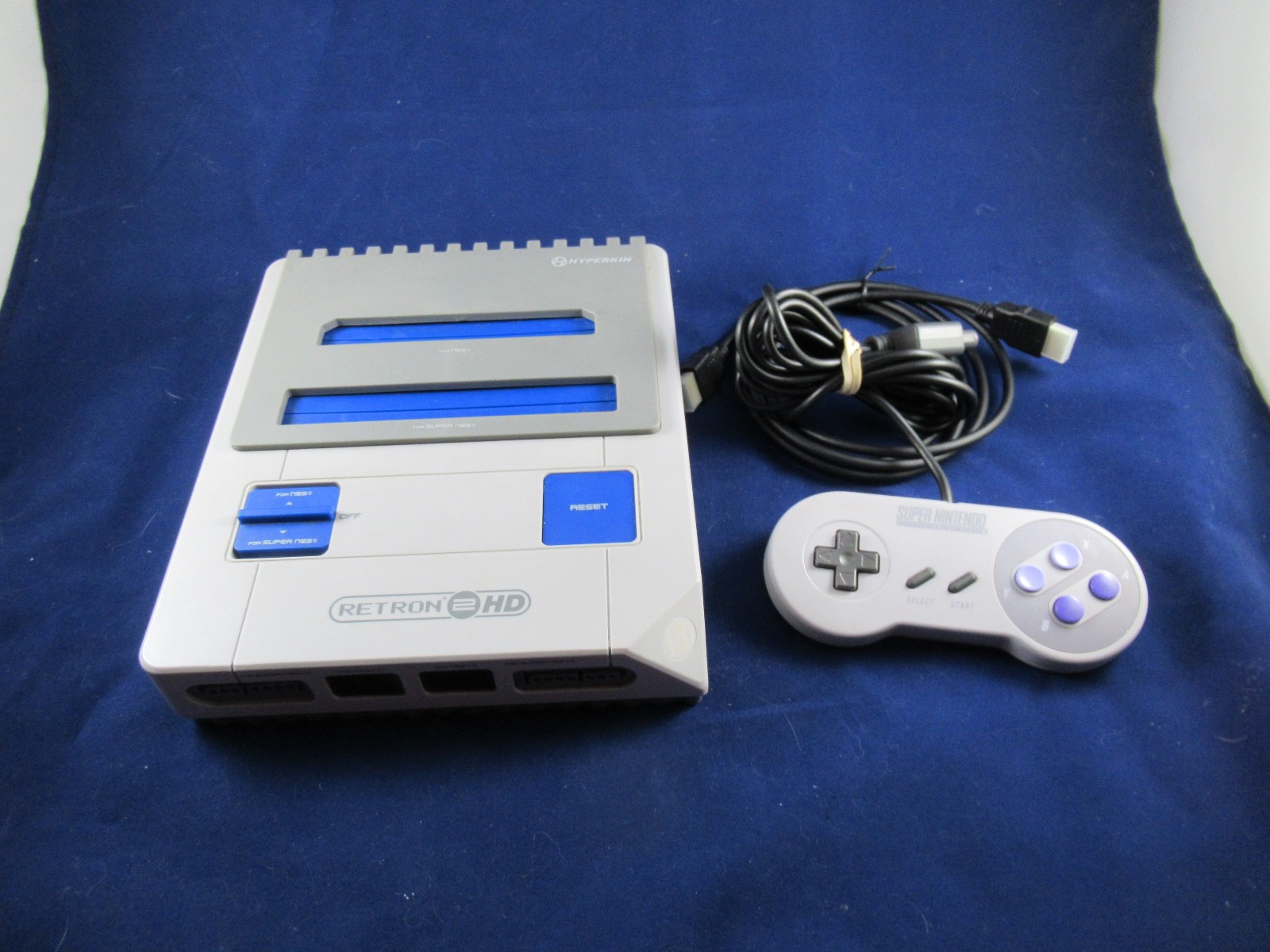 Retron 2 HD 2-In-1 Retro Gaming Console, For NES/SNES - Tested - OEM SNES Cont.